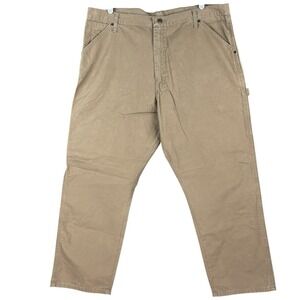 WRANGLER Men's Relaxed Fit Teck Pocket Tan Carpenter Pants Sz 40x30 Cotton NWT
